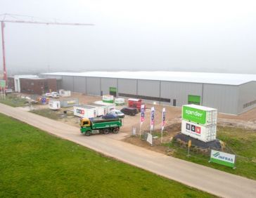 Spinder Neubau - Ein letzter Blick auf die Baustelle