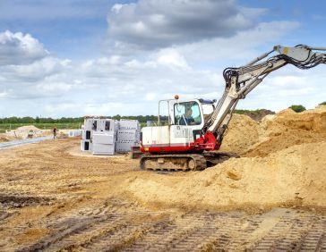 Achtung, Spinder Baustelle