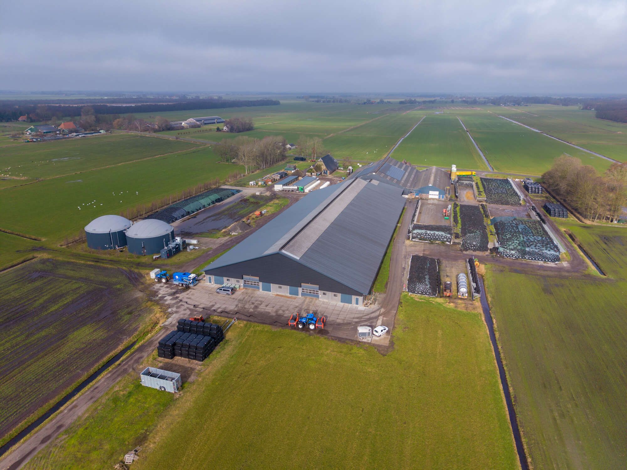 Luftaufnahme von Mts Van der Wal in Boornbergum